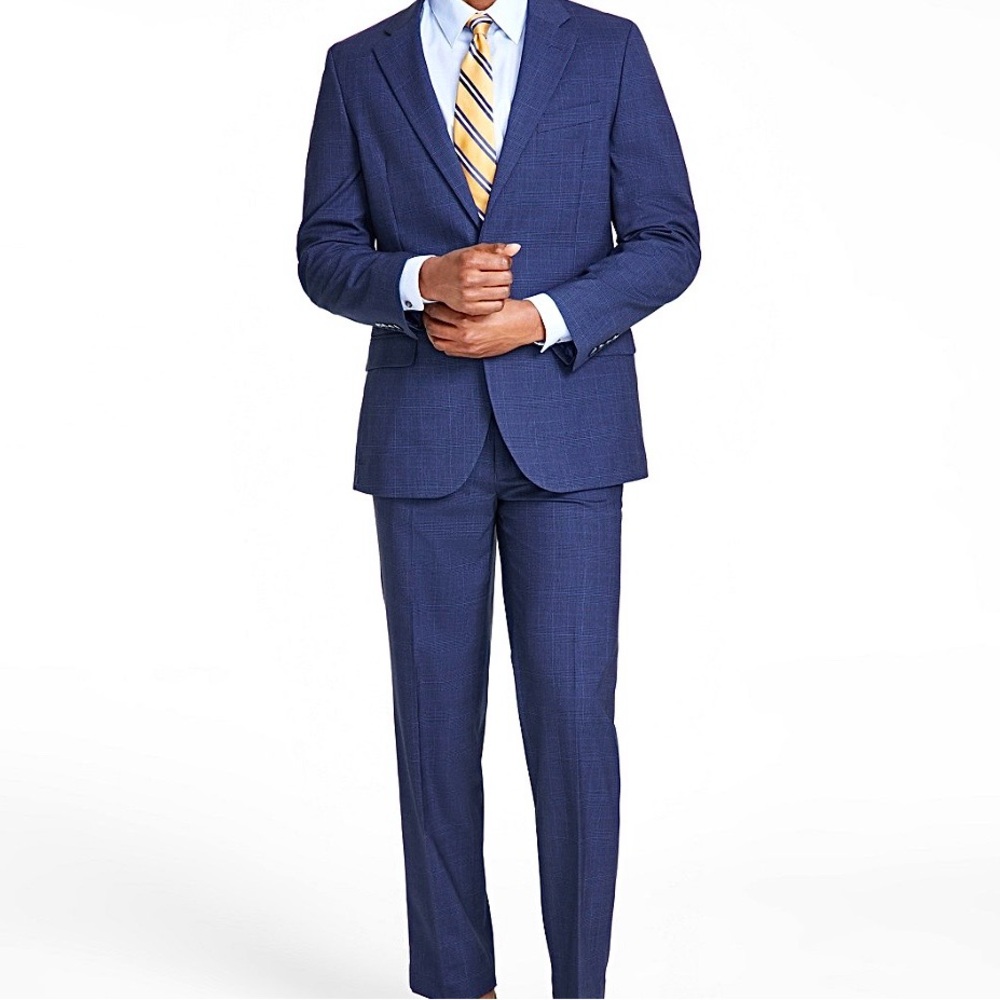 NWT Men's Nautical 40R Navy Blue Two-Piece Classic Suit. New Perfect Condition